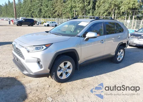 2021 Toyota Rav4 Hybrid Xle из США, поврежденный, VIN JTMRWRFV7MJ053968